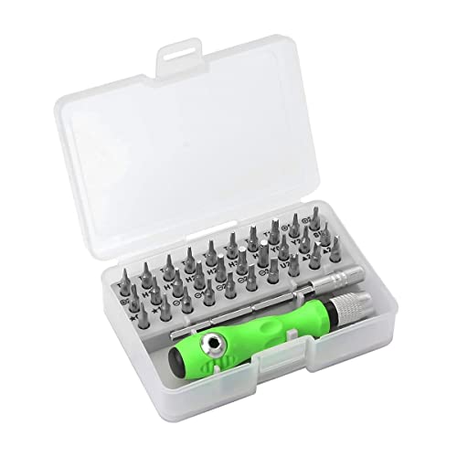 Feinmechaniker Schraubendreher Set, 32 in 1 Mini Screwdriver Werkzeug Satz, Uhrmacherwerkzeug Uhrenwerkzeug für Uhrmacher Reparatur, für Handy Tablet Smart Uhren Brille Laptop Kamera usw. von Lahviuu