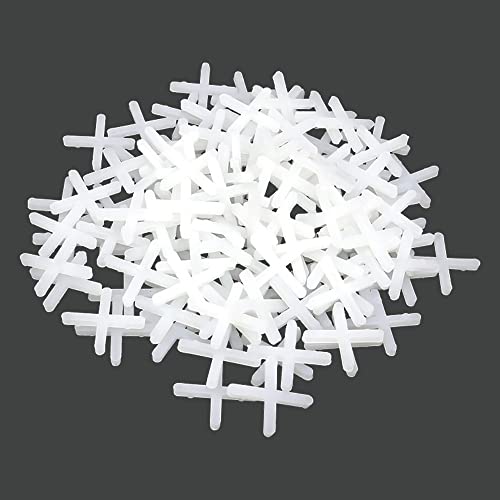 Fliesenkreuze,1000 pcs Fliesenabstandhalter Fugenkreuze Kunststoffkreuze Fliesen Abstandhalter Fliesenfugen Abstandshalter Laminat,für Terrassenplatten Leichmäßigen Abstand,Können Verfugt Werden(2mm) von Lahviuu