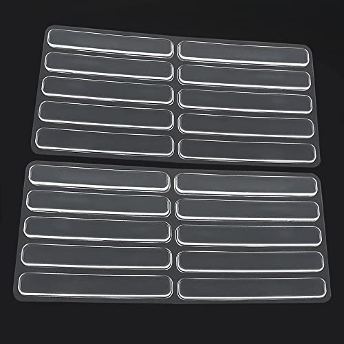 Transparent Cabinet Gummipuffer Selbstklebend,20 Stück Elastikpuffer Transparent Gummifüße Türstopper Wand Rubber Base Klebepads Türdämpfer Schutzpuffe Türklinkenpuffer Anschlagpuffer Fensterstopper von Lahviuu