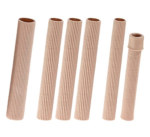 Zehenschutz, 6 Pcs Silikon Zeh Fingerschutz Schlauchverband Zehenspreizer Flip Flop Verbandsmaterial für Hammerzehen Blasen Schwielen,Zehenkappen für Zeh Großer 2,5x15cm Mittel 2x15cm Kleiner 1,5X15cm Zehenschutz, 6 Pcs Silikon Zeh Fingerschutz Schlauchverband Zehenspreizer Flip Flop Verbandsmaterial für Hammerzehen Blasen Schwielen,Zehenkappen für Zeh Großer 2,5x15cm Mittel 2x15cm Kleiner 1,5X15cm von Lahviuu