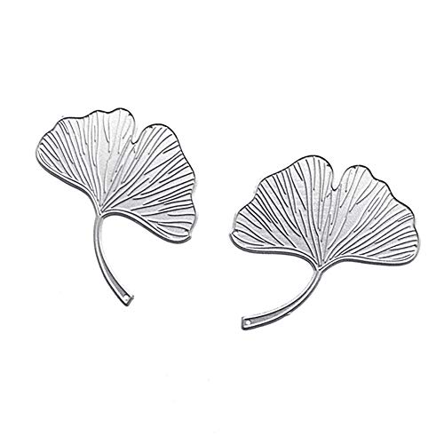 Lai-LYQ Stanzbögen Stanzschablone, Ginkgo Blatt Scrapbooking Prägeschablonen Papier Handwerk Weihnachtsdekoration Festival Karten Geschenk von Lai-LYQ