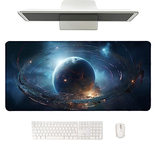 LaiEr Schreibtisch Matte Mauspad Wasserdichtes Büro Schreibtisch Matte für Desktop Tastatur und Maus, Desk Pad Protector für Büro und Haus in 40 * 80 * 0.2cm, F von LaiEr