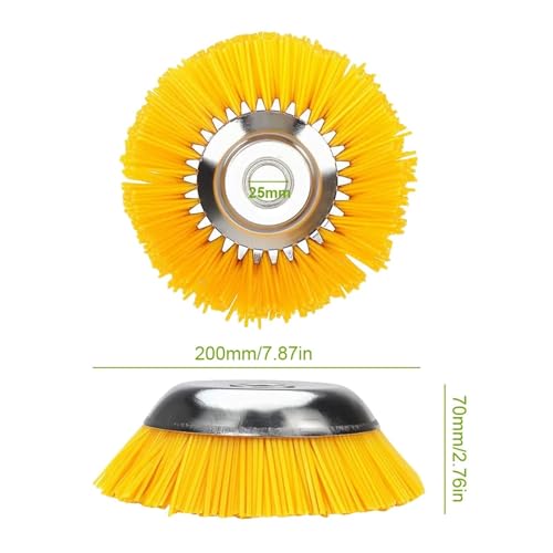 LaiYN 8 Zoll Gras Trimmer Kopf Nylon Draht Rad Weeder Rotary Garten Unkraut Rasen(20cm) von LaiYN