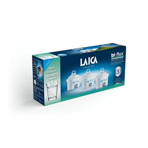 LAICA 76669 Packung mit 3 BI-FLUX Wasserfilter mit CAL, bunt von Laica