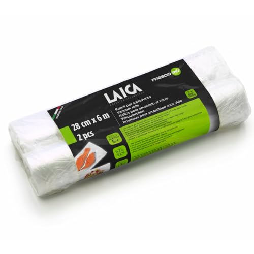 LAICA vt35090 Maschine Vakuum Stück 2 Rollen Format 28 x 600 cm von Laica