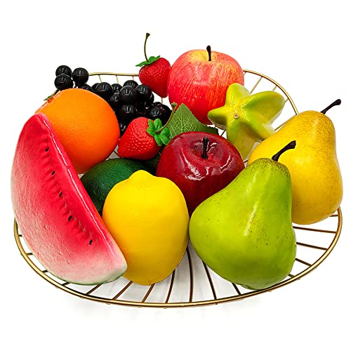 Laiiqi Künstliche Früchte, gefälschte Früchte Ornament Set gefälschter Apfel Zitrone für Heimtextilien, Simulation Obst Ornament Handwerk Food Fotografie Requisiten Esstisch Dekor (12 Stück Mix) Laiiqi Künstliche Früchte, gefälschte Früchte Ornament Set gefälschter Apfel Zitrone für Heimtextilien, Simulation Obst Ornament Handwerk Food Fotografie Requisiten Esstisch Dekor (12 Stück Mix) von Laiiqi