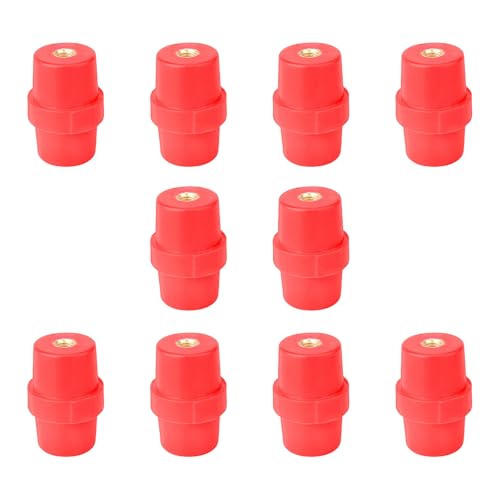 10pcs Isolationsspalte 8mm Hochfestigkeitsbügel Isolator Unterstützer Polyester Abstandssisolatoren Für Distributionskasten Elektrische Isolatoren Konisch von Laikoutd