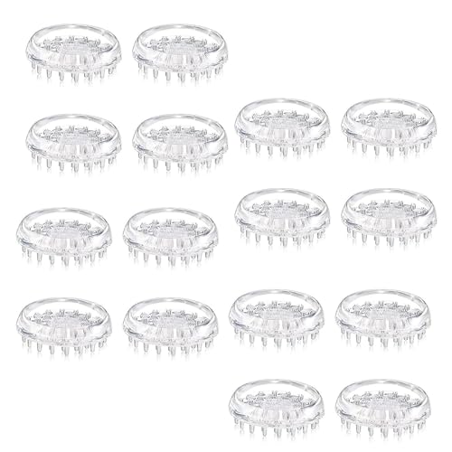 12/16pcs Möbel Bein Teppichschutz Caster Cups Clear Plastikstuhl Beinabdeckungen Leicht Zu Installieren Um Bequeme Berührungen Mit Stachel Für Sofas Zu Installieren von Laikoutd