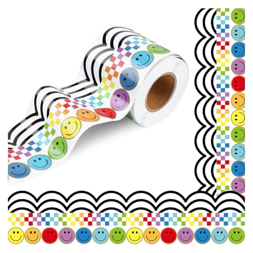 32 8 Fuß Lächelnde Gesichtsrandverkleidung Für Bulletin Board Hinweis Klassenzimmer Tafel Dekoration Bulletin Border Sticker Roll Für Dekorationen 32 8 Fuß Lächelnde Gesichtsrandverkleidung Für Bulletin Board Hinweis Klassenzimmer Tafel Dekoration Bulletin Border Sticker Roll Für Dekorationen von Laikoutd