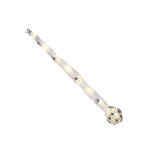 Laikoutd 3pcs Glühende Arachniden Eier Hängende Verzierung Mit LED Licht Beleuchtet Spiderweb Halloween Dekorationen Für Garten Batterie Angetrieben Halloween Dekoration von Laikoutd