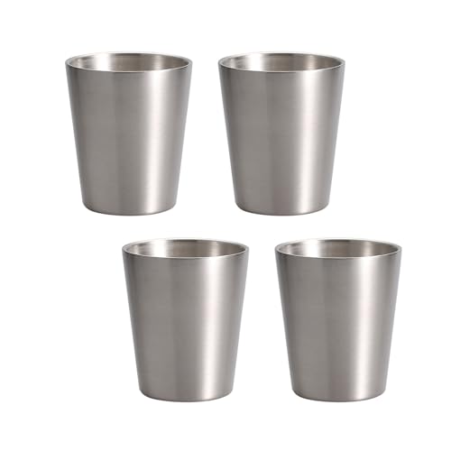 4pcs Büro Kaffeetassen Doppelwand Edelstahl Vakuum Isoliertes Tassen Trinkgläser Für Haus Oder Restaurantstapelstahlbecher 4pcs Büro Kaffeetassen Doppelwand Edelstahl Vakuum Isoliertes Tassen Trinkgläser Für Haus Oder Restaurantstapelstahlbecher von Laikoutd