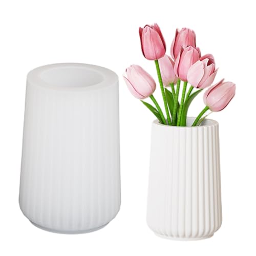 Anpassbare Runde Robuste Silikonform Für Bastelvorräte Blumentöpfe Und Stifthalter Aus Der Harzdekoration Easy Freisetzungsform von Laikoutd