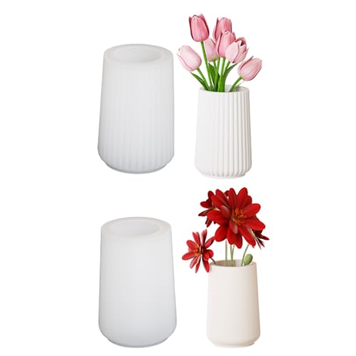 Anpassbare Runde Robuste Silikonform Für Bastelvorräte Blumentöpfe Und Stifthalter Aus Der Harzdekoration Easy Freisetzungsform von Laikoutd