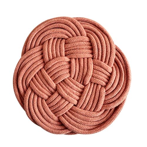 Delikate Hitzebeständige Schale Matte Runde Tasse Matte Kissen Bequeme Baumwollseilisolationsmatte Für Küchenschale Matte von Laikoutd