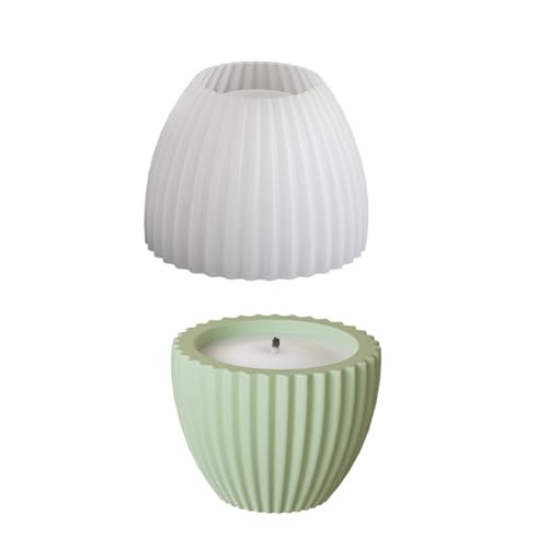 Einfach Zu Reinigende Silikonform Runde Form Der Handwerk Die Kerzenhalter Formen Geeignet Für Die Herstellung Von Kreativen Für Kreativmänner In Wohngebieten von Laikoutd