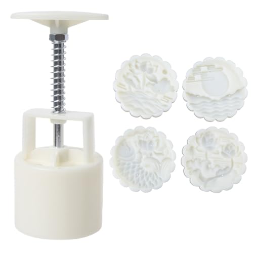 Form Traditionelle Midautumn Festival Form Schöne Sonnenblumenschneiderform Fondant Form Handdruck Moon Kuchenform Küche Backwerkzeuge von Laikoutd