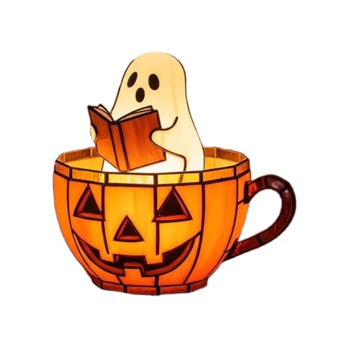 Laikoutd Harz Kunstwerke Beleuchtung Für Halloween Party Home Dekoration Shatterproof Design Festival Atmosphären Schöpfer Innen Freien Harz Urlaub Dekoration von Laikoutd