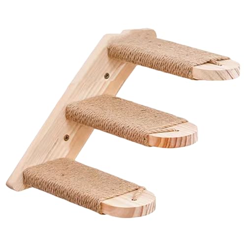 Holzkatzen Klettern Leiter Indoor Haustier Unterhaltungsmöbel Aktivität Spielzeug Für Wandraumoptimierung In Wohnung Holz Haustier Möbel von Laikoutd