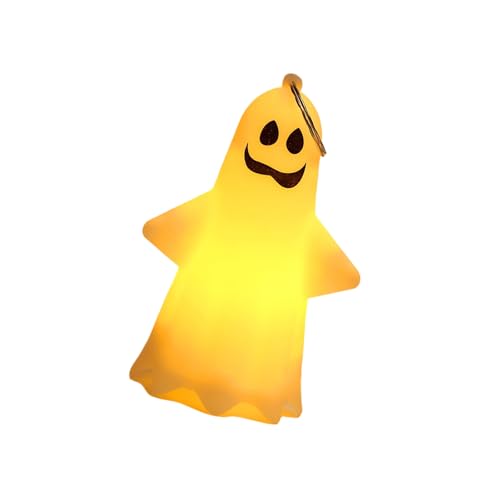 Laikoutd Kinderfreundlich Halloween Geisterhaftes Licht Mit LED Illuminationen Ungiftiger Hanglampenhandwerk Für Schlafzimmerdekorationen Halloween Geisterhafte Lichtdekorationen von Laikoutd