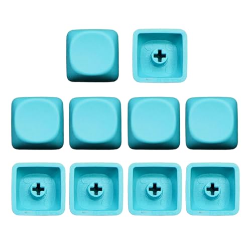 Laikoutd 10 Pieces PBTs Nicht Gravieren Leerzeichen Keycap MOAs Höhenhöhe 1U Färbe Sublimationenschlüsselkaps Für MX Switches MOA Profilschlüsselcap von Laikoutd
