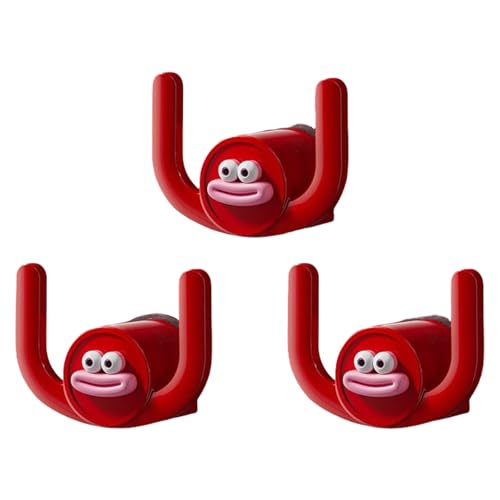 Laikoutd 3propes Robuste Ohne Schläge Bad Hanging Haken Kunststoffmaterial Tragbares Zubehör Für Zusätzliche Aufbewahrung In Küchen Raumsparende Badezimmer Organisatoren von Laikoutd