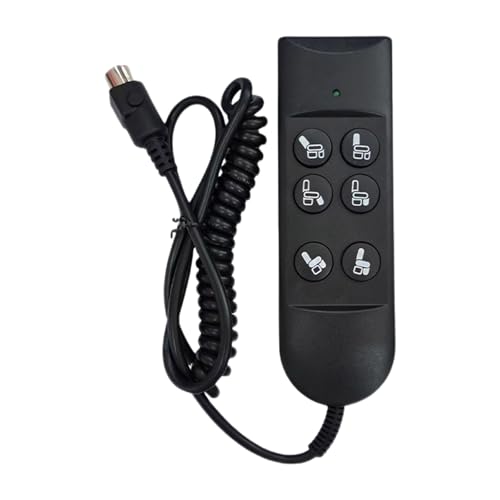 Laikoutd Elektrische Sofa Manual Handcontroller 6 Taste 5 Stifte Schalter Liegesteuerungen Heben Stuhlknöpfe Hebehandbuch von Laikoutd