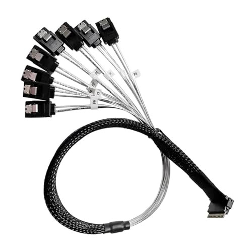 Laikoutd Expansion des Rechenzentrums Mit Slimline SAS4.0 SFF 8654 Auf 8port Minisas SFF 8087 Kabel 50 cm Länge Für Fast Speed Connection Data Center Management Laikoutd Expansion des Rechenzentrums Mit Slimline SAS4.0 SFF 8654 Auf 8port Minisas SFF 8087 Kabel 50 cm Länge Für Fast Speed Connection Data Center Management von Laikoutd