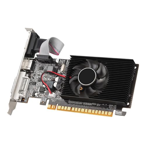 Laikoutd GT210 1 Grafikkarte 1 DDR3 64 Bit Desktop Grafikkarte Für Business Office PCIE X16 VGA PC Grafikkarte Ersatzbüro Verwenden Sie Grafikkarte von Laikoutd