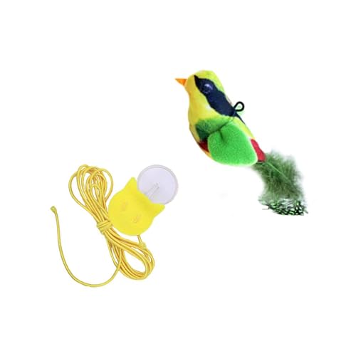 Laikoutd Interaktives Teaserspielzeug Mit Chirping Spatz Realistisches Vogelspiel Für Innenkammer Übung Und Spaß An Der Anreicherung Der Innenjagd Stimulationsspielzeug Laikoutd Interaktives Teaserspielzeug Mit Chirping Spatz Realistisches Vogelspiel Für Innenkammer Übung Und Spaß An Der Anreicherung Der Innenjagd Stimulationsspielzeug von Laikoutd