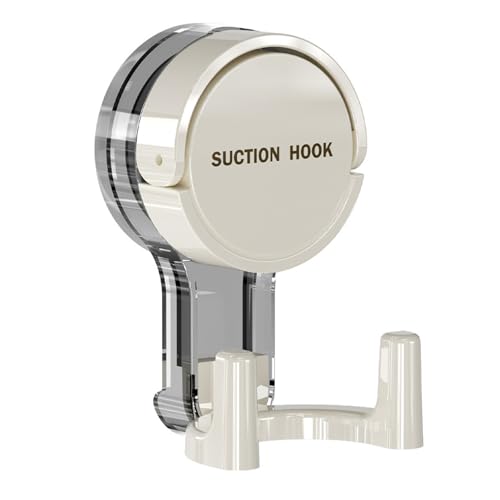 Laikoutd Kleberhaken Doppelkopf Ohne Bohrinstallation wasserdichte ABS Materialien Für Home Office Badezimmer Aufbewahrung Doppel Saugnaspekte Haken von Laikoutd