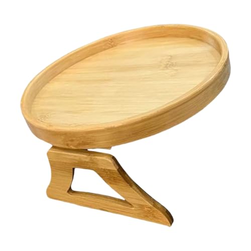 Laikoutd Stabil Faltbare Holzsofa Tablett Faltbare Passen Alle Armlehnen Wohnzimmer Schlafzimmer Bürovorräte Holz Wohnzimmer Tablett von Laikoutd