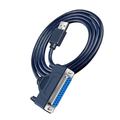 Laikoutd USB 2.0 Bis 25 Pin DB25 Paralleles Anschlusskabel 1248 Druckeradapterkabel USB An DB25 Paralleladapter Laikoutd USB 2.0 Bis 25 Pin DB25 Paralleles Anschlusskabel 1248 Druckeradapterkabel USB An DB25 Paralleladapter von Laikoutd