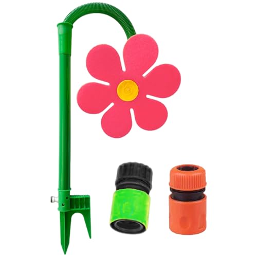 Laikoutd Whimsical Dancing Flower Whirling Sprinkler for Versatile Yard and Farm Use with Easy Installation Plant Irrigation Outdoor Rotating Sprinkler von Laikoutd