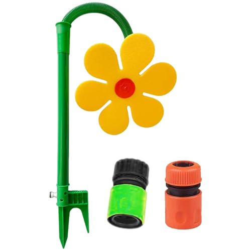 Laikoutd Whimsical Dancing Flower Whirling Sprinkler for Versatile Yard and Farm Use with Easy Installation Plant Irrigation Outdoor Rotating Sprinkler von Laikoutd