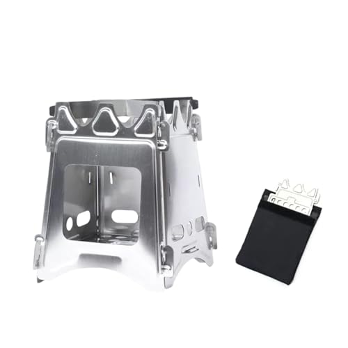 Leichtes Faltbares Holzofen Zum Camping Rucksack | Metal Outdoor Kochgeschirr Und Verwenden Sie Klapptaschenherd von Laikoutd