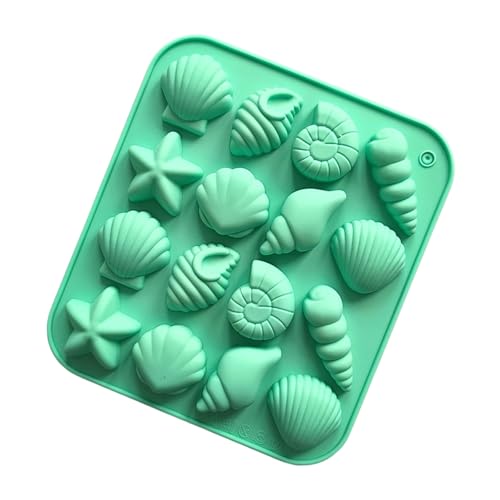 Laikoutd Mehrzweck Silikonformen Zum Backen Von Süßigkeitenseife Und Hitzebeständiger Nicht Stick 16 Hohlräume Schokoladenform Silikonschokoladenformen Für Hochzeiten von Laikoutd