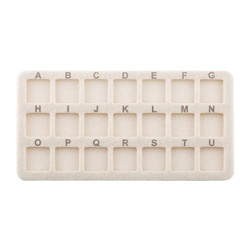 Multifauntal Fear Perlen Organisatoren Pad Mit 21 Fächer Schmuck Workstation Geeignet Für Schmuckdesigner Filzhandwerk von Laikoutd