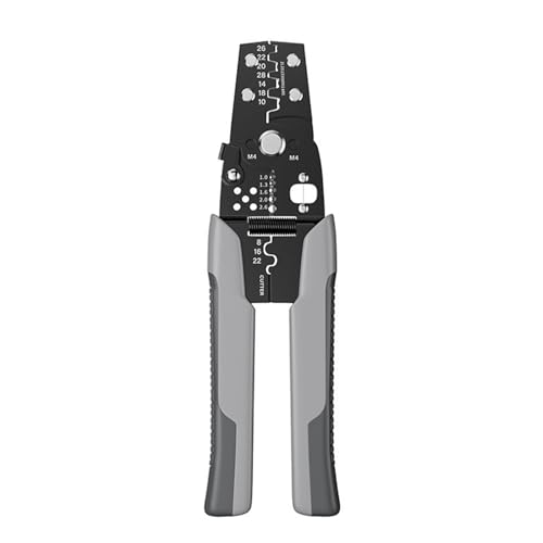 Multifunktionsklemmen Crimpzange Werkzeug mit Abisolierzange Cutter für professionelle Elektro- und Handwerksprojekte von Laikoutd
