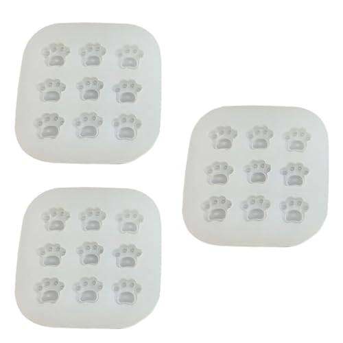 Packung Mit 3 Silikonformen Zum Backen Und Gefrierkatzen Pfoten/Knochenform Schokoladenform Eiswürfel Tablett Küche Werkzeug Lebensmittel Nahrungsnahrung Silikon Packung Mit 3 Silikonformen Zum Backen Und Gefrierkatzen Pfoten/Knochenform Schokoladenform Eiswürfel Tablett Küche Werkzeug Lebensmittel Nahrungsnahrung Silikon von Laikoutd
