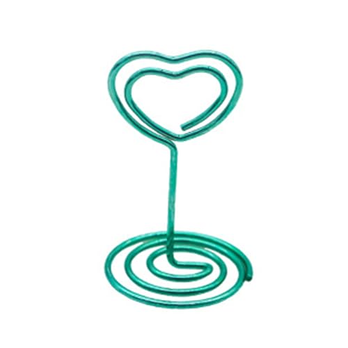 Packung Von 10 Herzformplatzkartenhalter Tischnummer Stand Drahtfoto Cliphalter Kartenhalter Für Hochzeitsfeierdekoration Packung Von 10 Herzformplatzkartenhalter Tischnummer Stand Drahtfoto Cliphalter Kartenhalter Für Hochzeitsfeierdekoration von Laikoutd