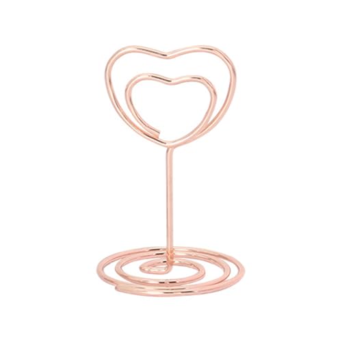 Packung Von 10 Herzformplatzkartenhalter Tischnummer Stand Drahtfoto Cliphalter Kartenhalter Für Hochzeitsfeierdekoration Packung Von 10 Herzformplatzkartenhalter Tischnummer Stand Drahtfoto Cliphalter Kartenhalter Für Hochzeitsfeierdekoration von Laikoutd