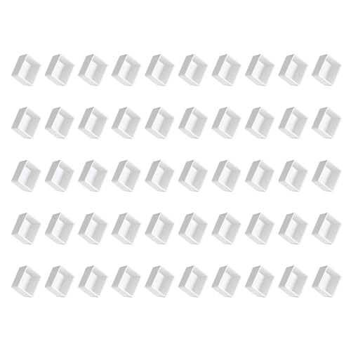 Packung Von 50 Leerer Aquarellfarbe Tragbarer Leerer Halbe Pfanne Kleine Aufbewahrungskoffer Stapelbares Zinn Aquarell Lackformen Packung Von 50 Leerer Aquarellfarbe Tragbarer Leerer Halbe Pfanne Kleine Aufbewahrungskoffer Stapelbares Zinn Aquarell Lackformen von Laikoutd