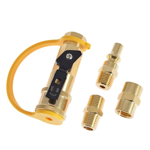 Propanes Schnellverbindungsanpassungsadapter Mit Absperrventilen BBQ Grills Stecker Versorgt Metallpropan Anschluss Propanadapter Propanes Schnellverbindungsanpassungsadapter Mit Absperrventilen BBQ Grills Stecker Versorgt Metallpropan Anschluss Propanadapter von Laikoutd