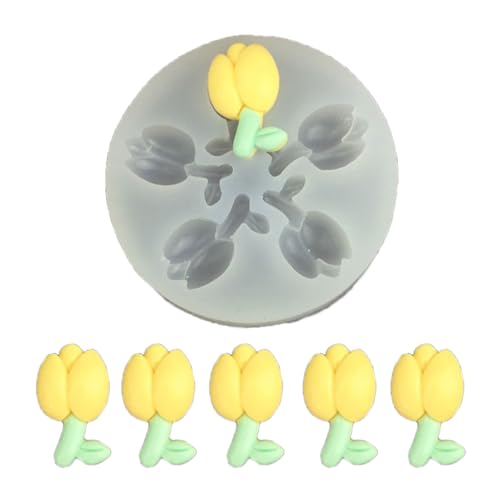 Silikonform Für Lebensmittelqualität Für Handwerksharz Accessoires Mit Frangipani Rose Tulpen Blütenknospen Leichte Silikonhandwerksformen von Laikoutd
