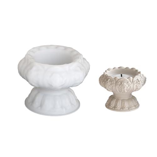 Teelichthalter Silikonform Blumenform Basteln Zubehör Kerzenhalter Formen Für Die Herstellung Von Wohndekorationen Hochzeitsdekoration Silikonharzformen von Laikoutd