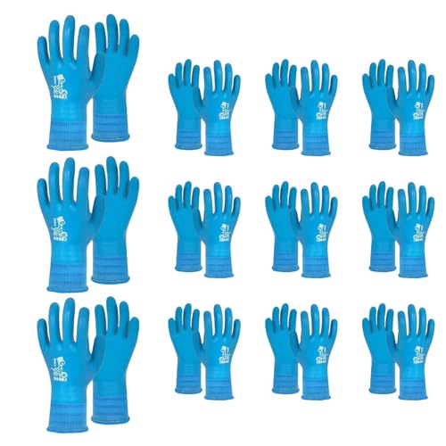 Wasserfeste Kinderschutzhandschuhe 12 Paar Verstärken Grip Latex Hand Tragen Hochelastizität Manschetten Für Jedes Szenario Alle Zwecke Kinderhandschuhe von Laikoutd