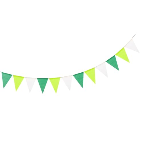 Laikoutd Weihnachtsbanner Party Dekorationen Verblassen Resistantes Dreieck Amnant Für Heimbüro Store Fenster Display Festival Banners Party Dekoration von Laikoutd