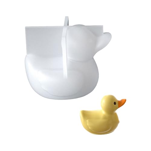 Wiederverwendbare Robuste Silikonform Für Erstellen Von Einzigartigen Enten Die Kerzenhalter Tragbar Für Urlaubsdekoration Entenkerzenform von Laikoutd