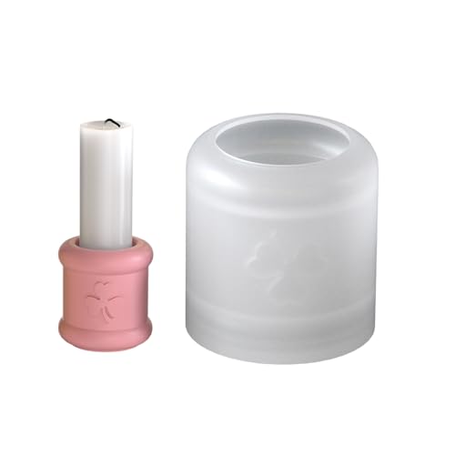 Wiederverwendbare Runde Kerzenständer Silikonform Für Harzguss Und Hausdekorationsprojekte Silikonkerzenbasisform von Laikoutd