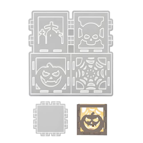 Wiederverwendbare Silikon Sargform Halloweens Dekorationen Für Lampenkerze Und Handwerksprojekte Halloweens Sarg Silikonform von Laikoutd